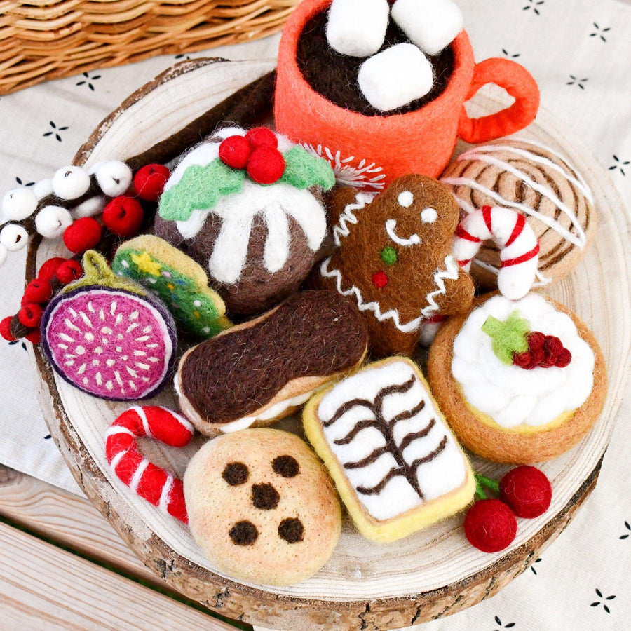Sale Felt Christmas Play Food Grazing Box, Set A