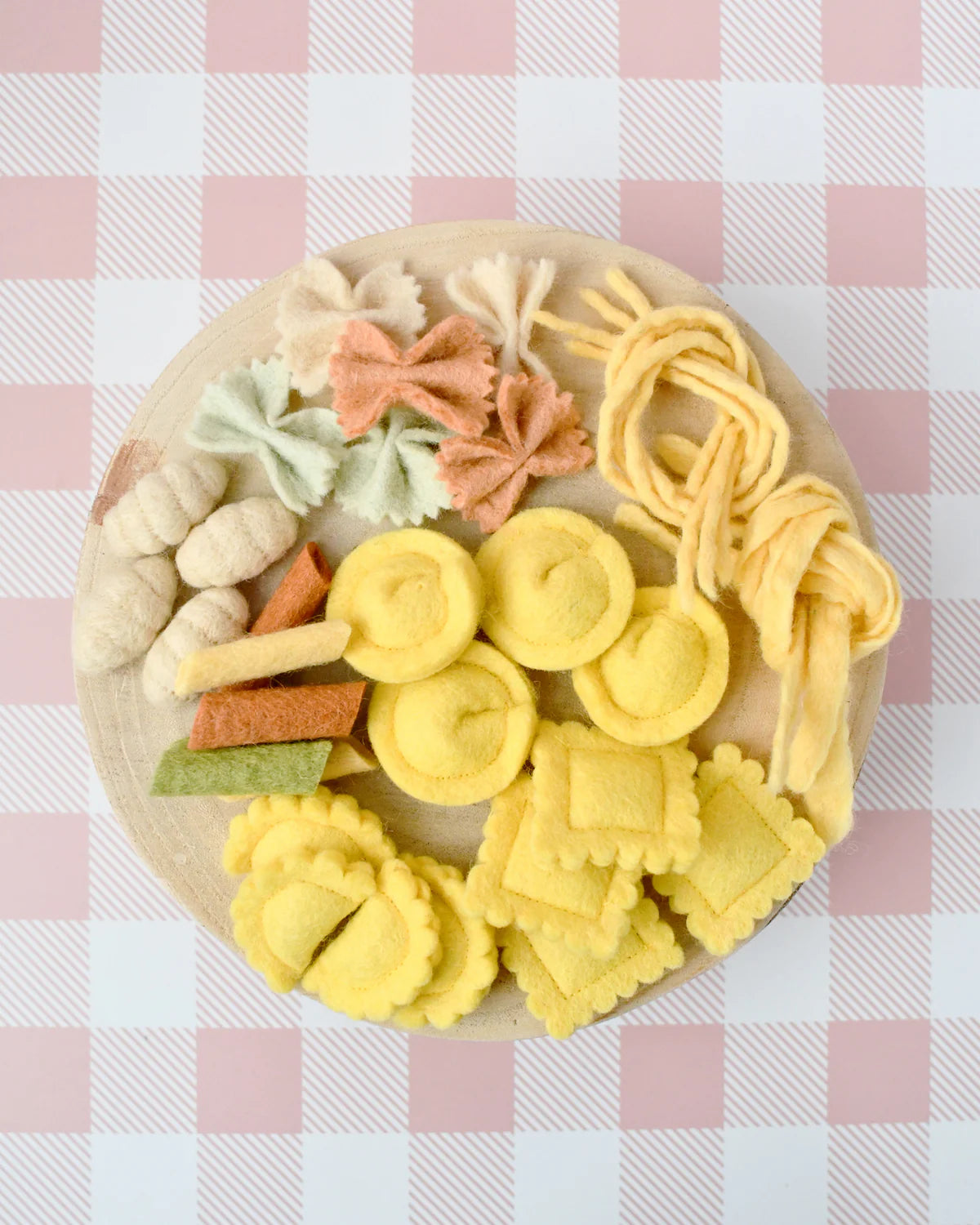 Felt Pasta Play Food Set My Toy Wagon