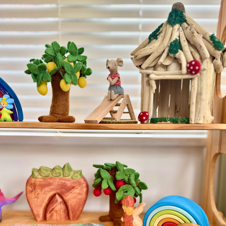 Felt Lemon Tree, made for open-ended, small-world play.