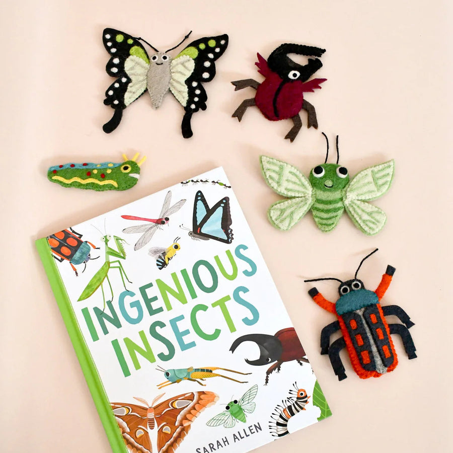 Ingenious Insects Finger Puppets and Book Set by Sarah Allen