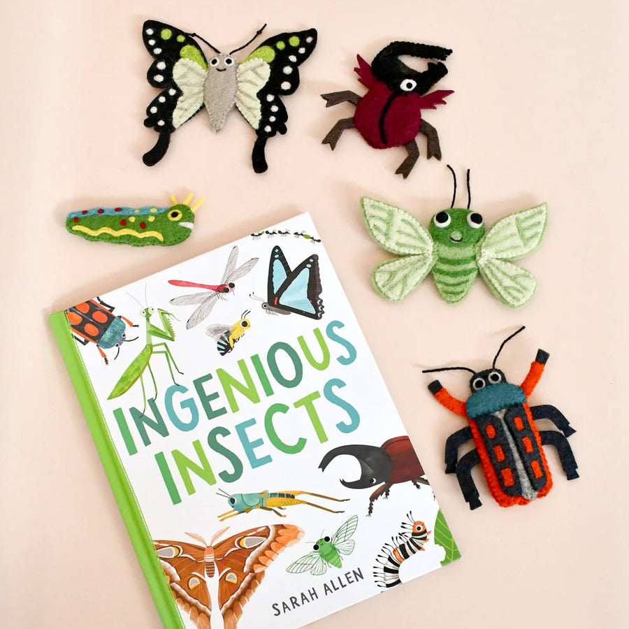 Ingenious Insects Finger Puppets and Book Set by Sarah Allen