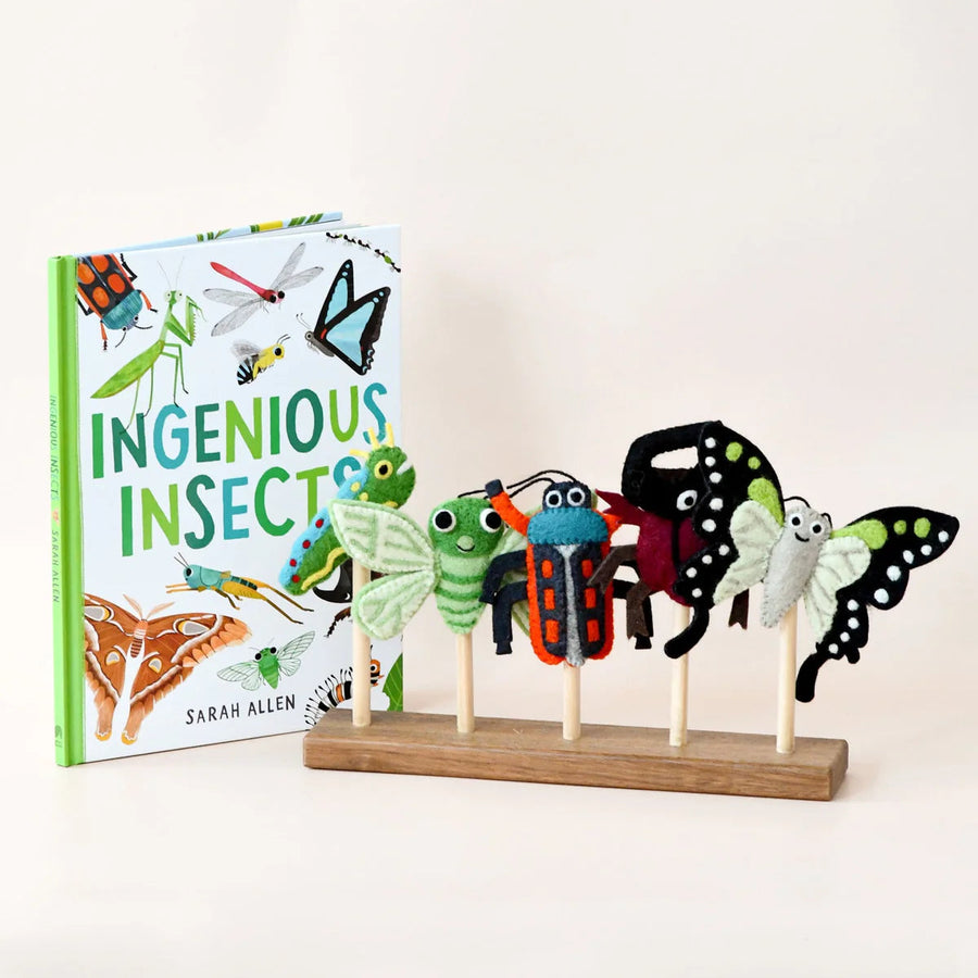 Ingenious Insects Finger Puppets and Book Set by Sarah Allen