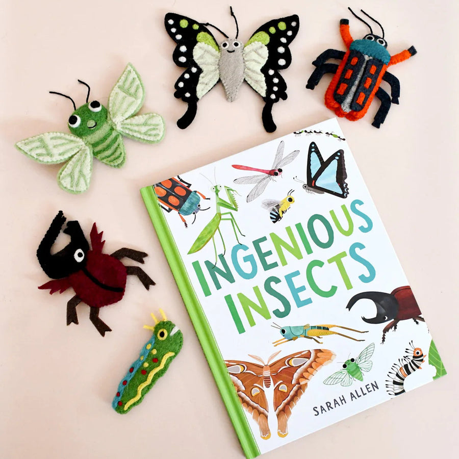 Ingenious Insects Finger Puppets and Book Set by Sarah Allen