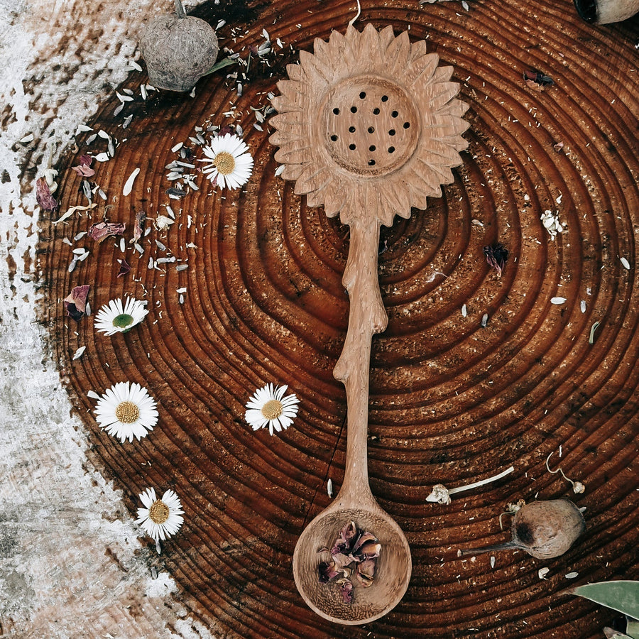 Wild Mountain Child Sunflower Duo Spoon