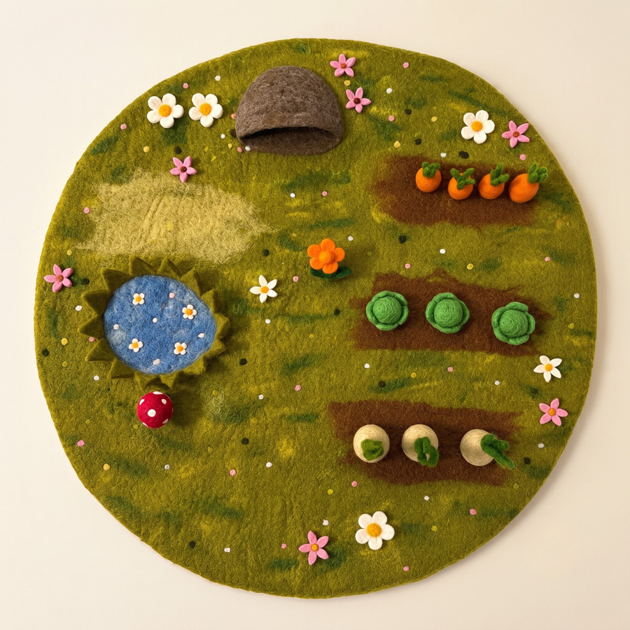 Wildflower Meadow Felt Play Mat