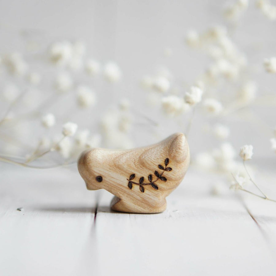 Wooden Chick, Looking Down