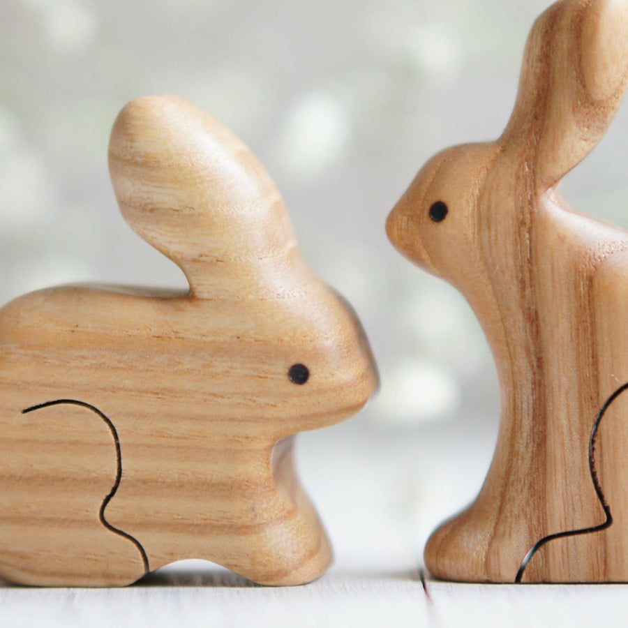 Wooden Bunny, No. 6