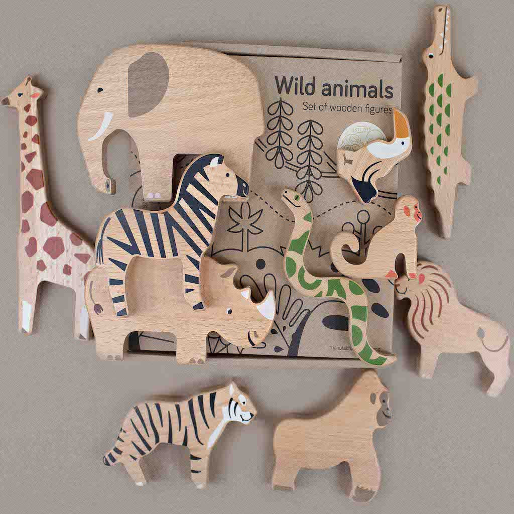 WOODEN TOY ANIMALS 2024