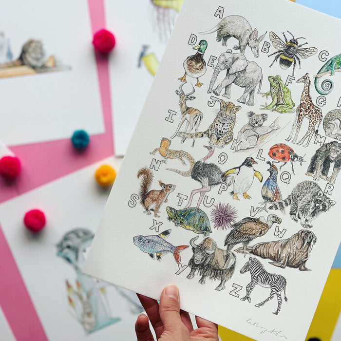 Animal Alphabet Print