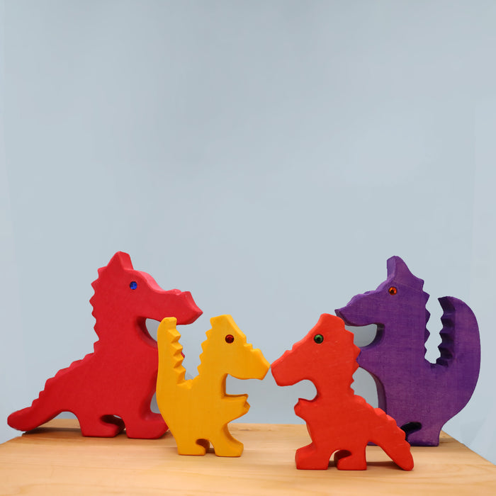 Bauspiel Dragons, Reds, Oranges, and Purples