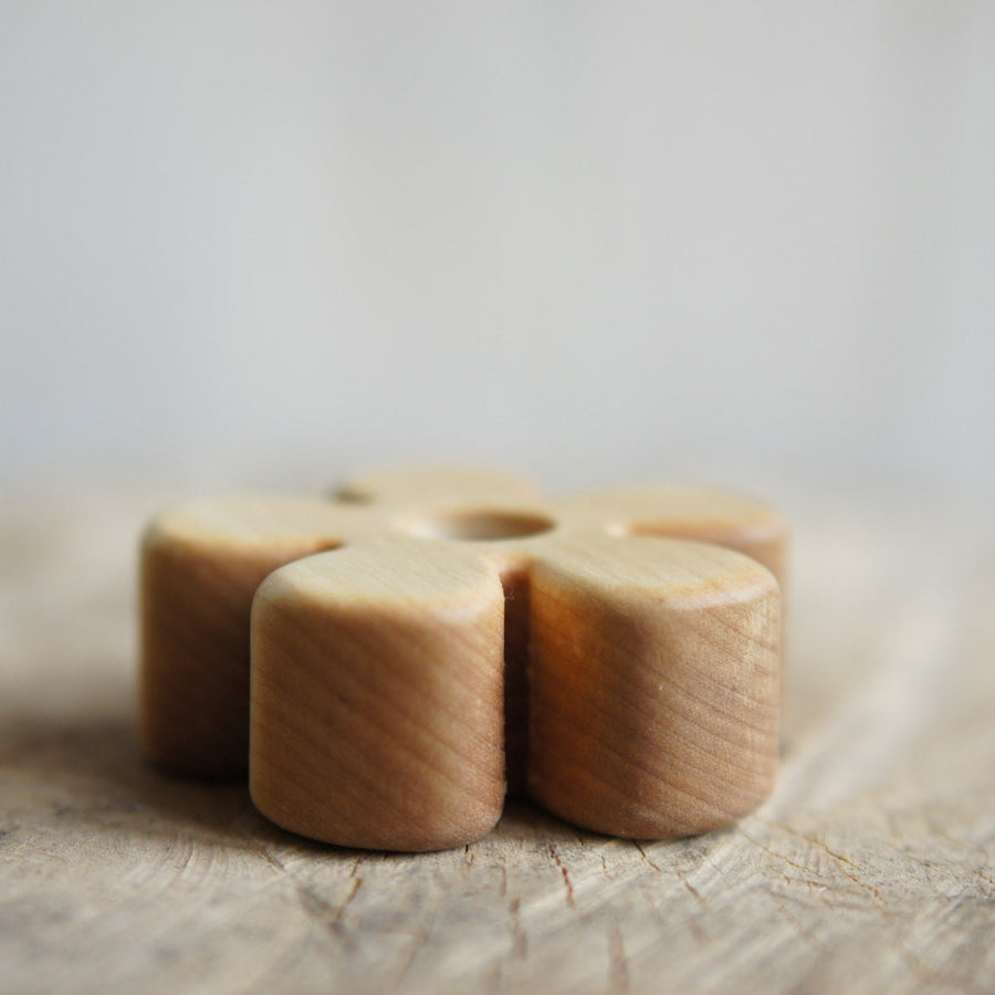 Waldorf Flower Stand, a hand-carved wooden toy by Tiny Fox Hole.