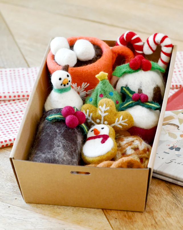 Sale Felt Christmas Play Food Grazing Box, Set B