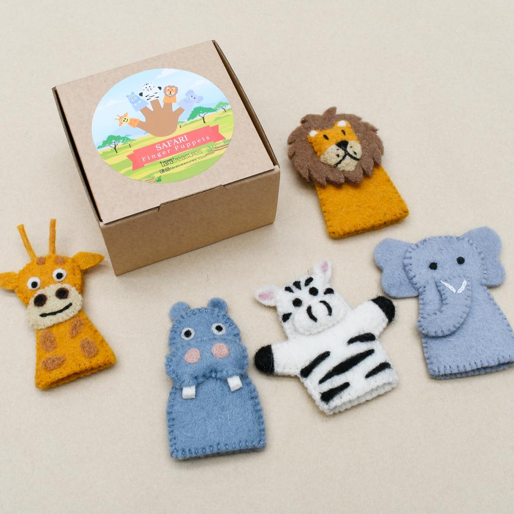 Jungle Animals Finger Puppets