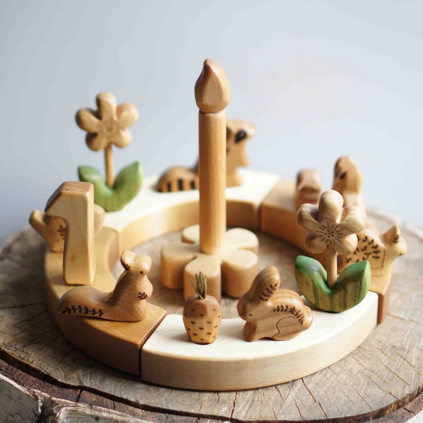 Tiny Fox Hole: Hand-Etched Wooden Toys | My Toy Wagon