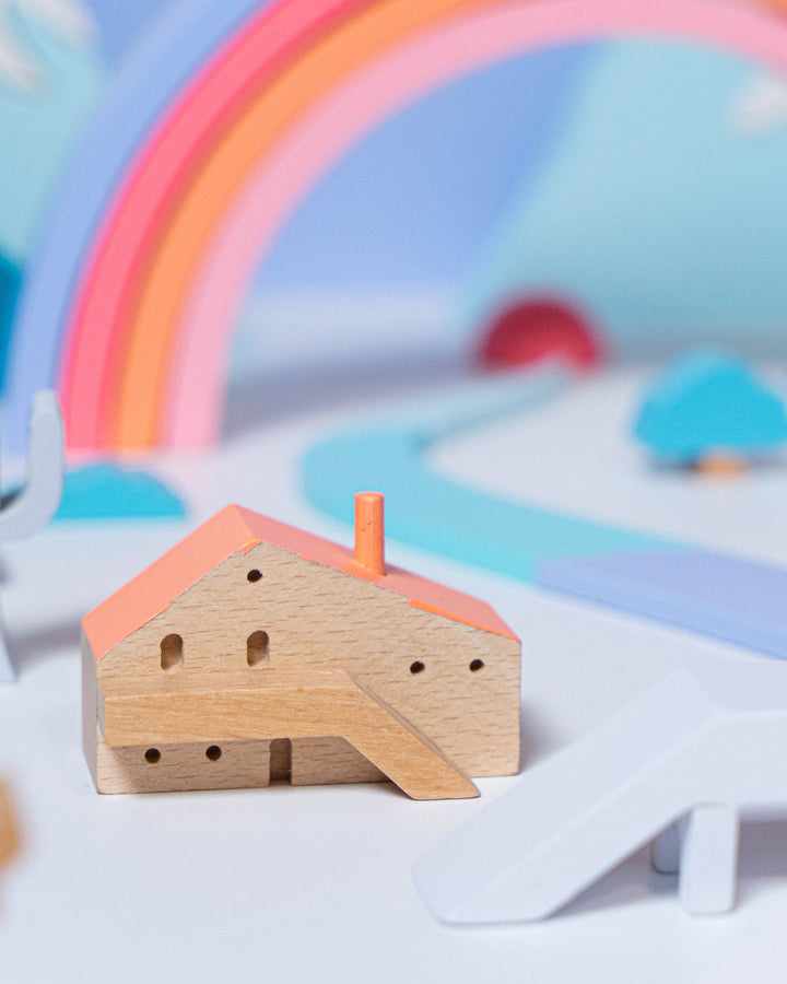Eguchi Toys Landscape Blocks Puzzle, Large