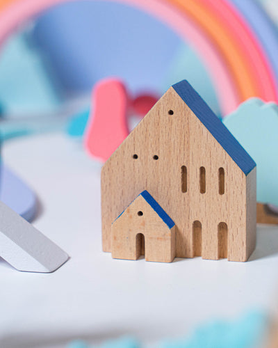 Eguchi Toys Landscape Blocks Puzzle, Large