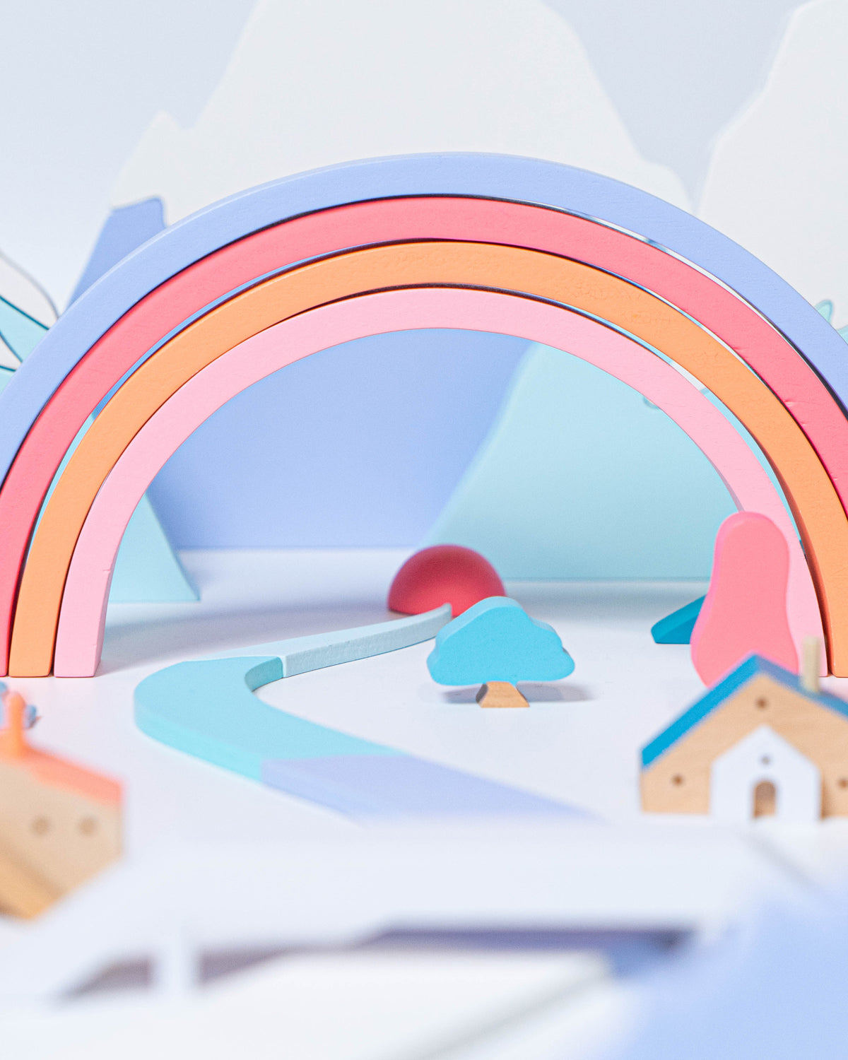 Eguchi Toys Landscape Blocks Puzzle, Large