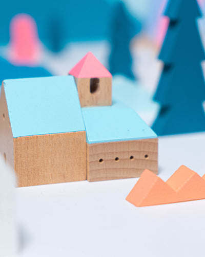 Eguchi Toys Landscape Blocks Puzzle, Large