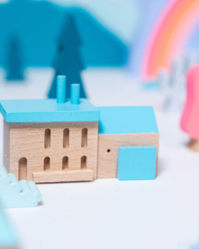 Eguchi Toys Landscape Blocks Puzzle, Large