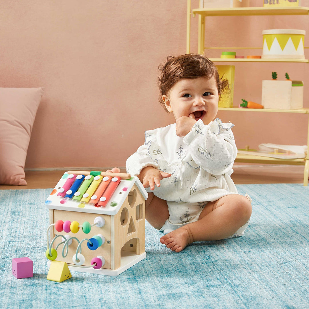 Sale Tiny Land® Cottage Activity Cube - Rainbow