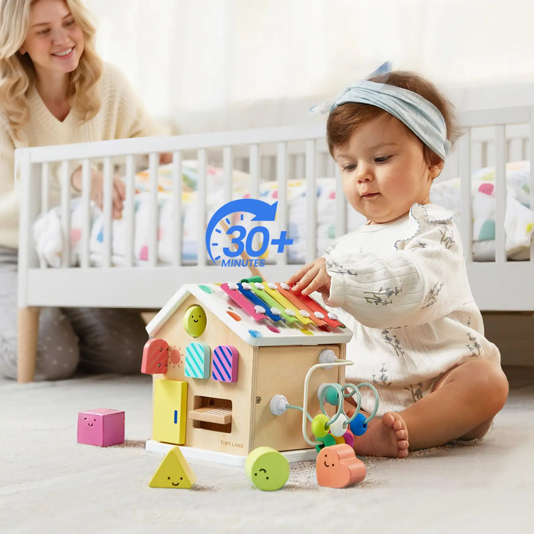 Sale Tiny Land® Cottage Activity Cube - Rainbow