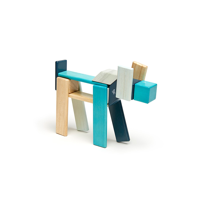 24-Piece Set <br>Magnetic Wooden Blocks <br>Tegu Classics
