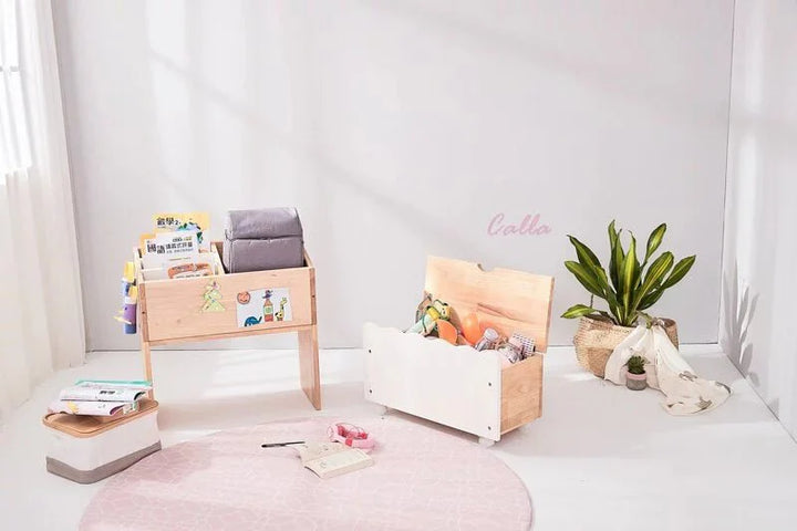 Calla Lid Toy Storage Cabinet - 2-in-1 Storage Box &amp; Bench