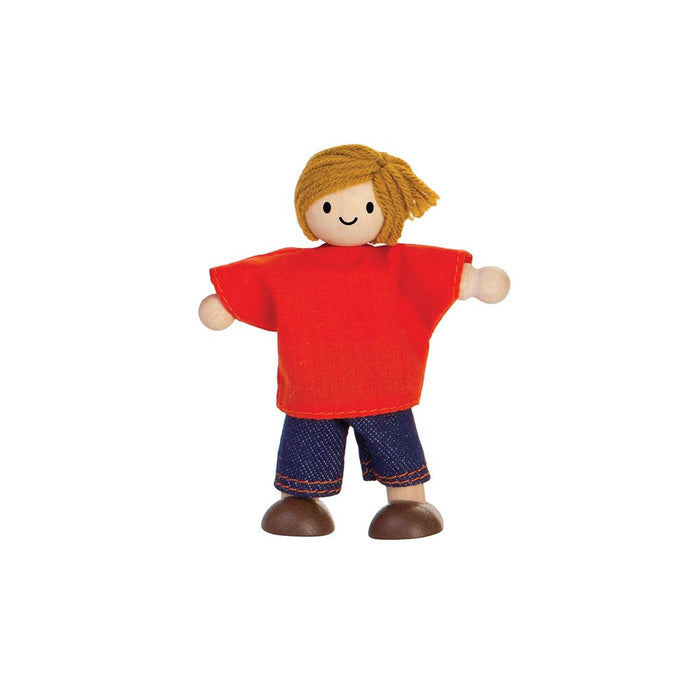 Plan Toys Boy Dollhouse Figure - Light Skin Tone
