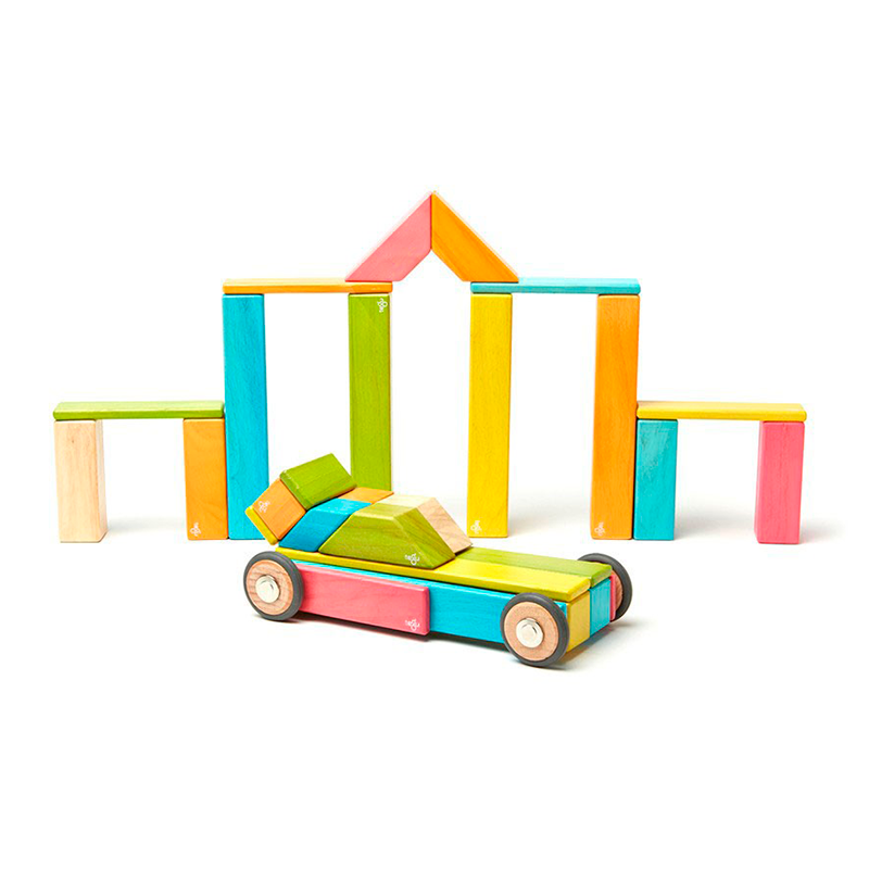 42-Piece Set <br>Magnetic Wooden Blocks <br>Tegu Classics
