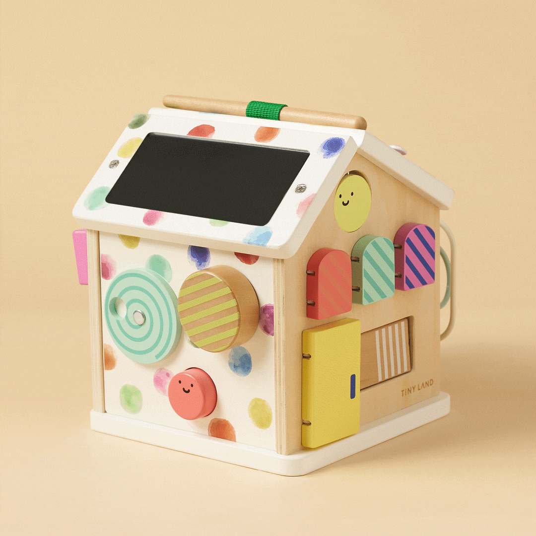 Sale Tiny Land® Cottage Activity Cube - Rainbow