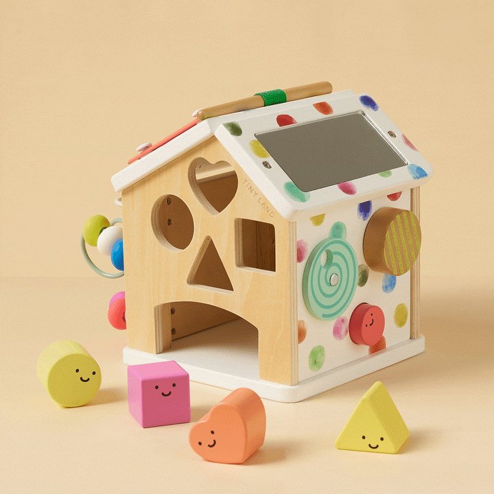 Sale Tiny Land® Cottage Activity Cube - Rainbow