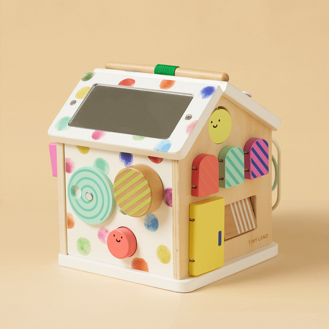 Sale Tiny Land® Cottage Activity Cube - Rainbow