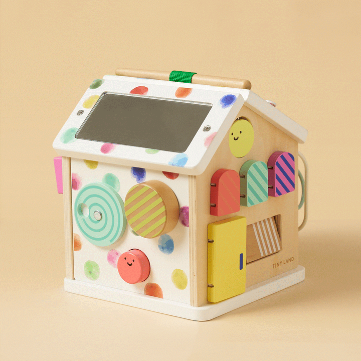 Sale Tiny Land® Cottage Activity Cube - Rainbow