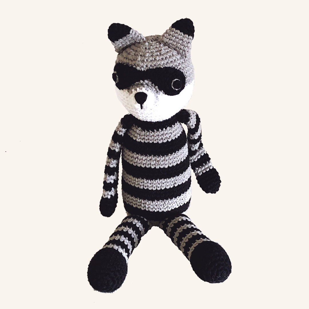 Plush Raccoon Baby Toy
