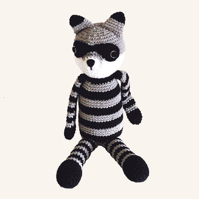 Plush Raccoon Baby Toy