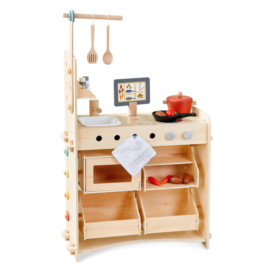 Creative Play 3 in 1 – Play Kitchen, Store &amp; Workshop