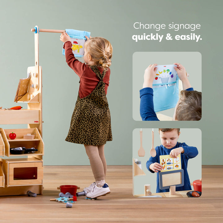 Creative Play 3 in 1 – Play Kitchen, Store &amp; Workshop
