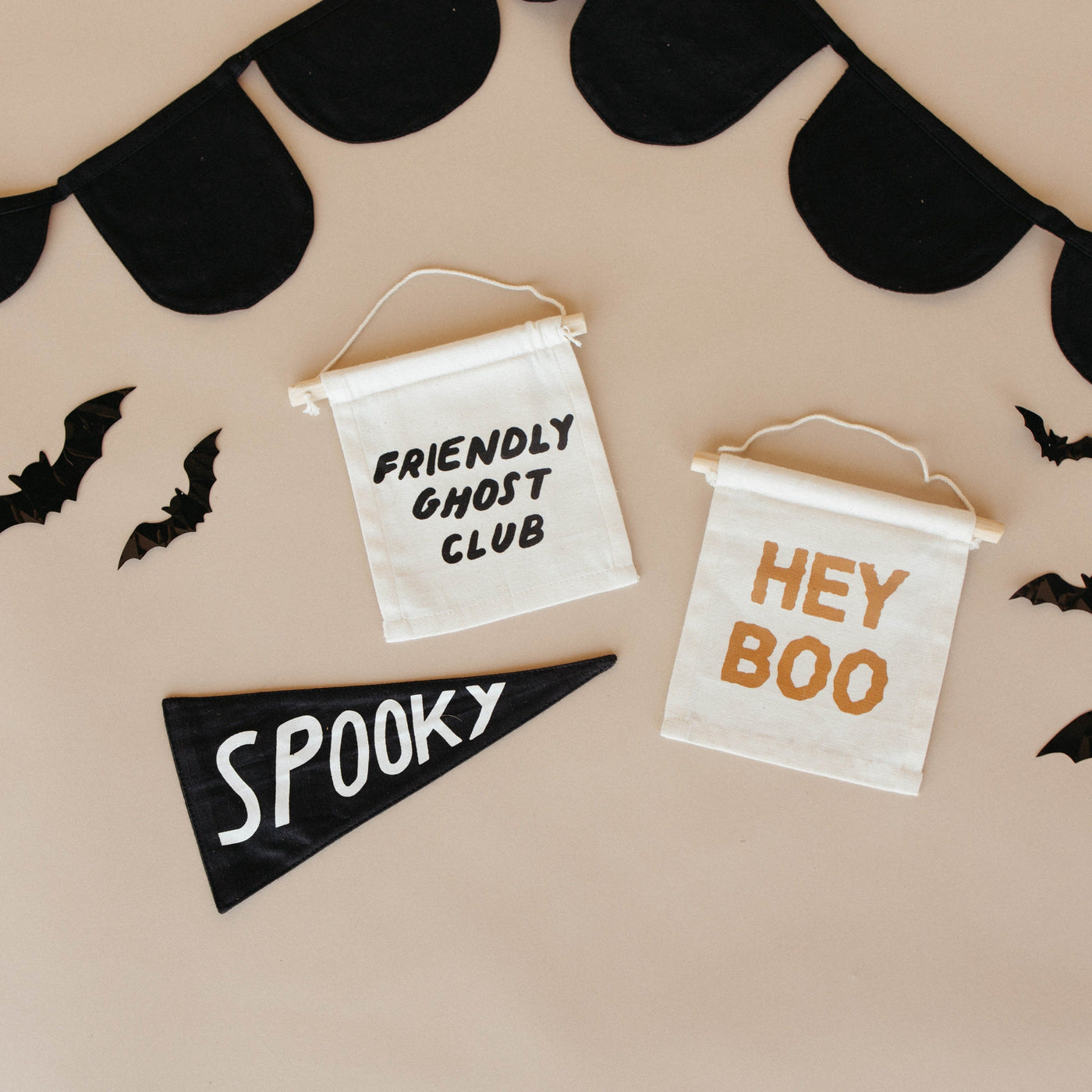 friendly ghost club hang sign