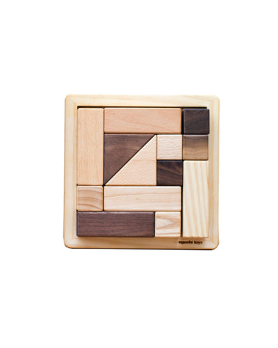 Eguchi Toys Tangram Puzzle Blocks, Mini