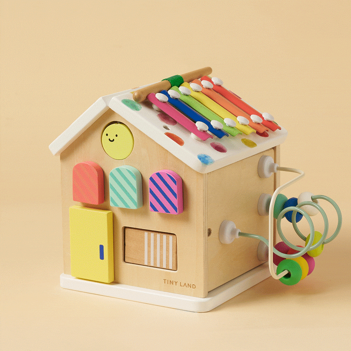 Sale Tiny Land® Cottage Activity Cube - Rainbow