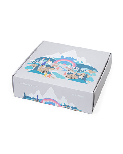 Eguchi Toys Landscape Blocks Puzzle, Large