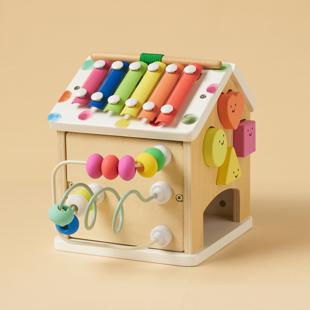 Sale Tiny Land® Cottage Activity Cube - Rainbow
