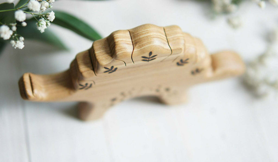 Wooden Stegosaurus