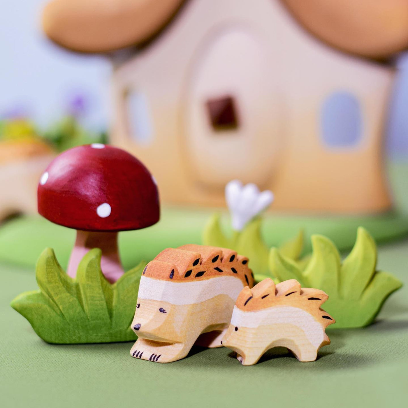 Bumbu Hedgehogs and Mushroom Set
