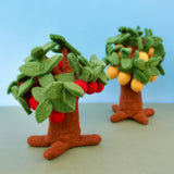 Felt Apple Tree, made for open-ended, small-world play. · view 3