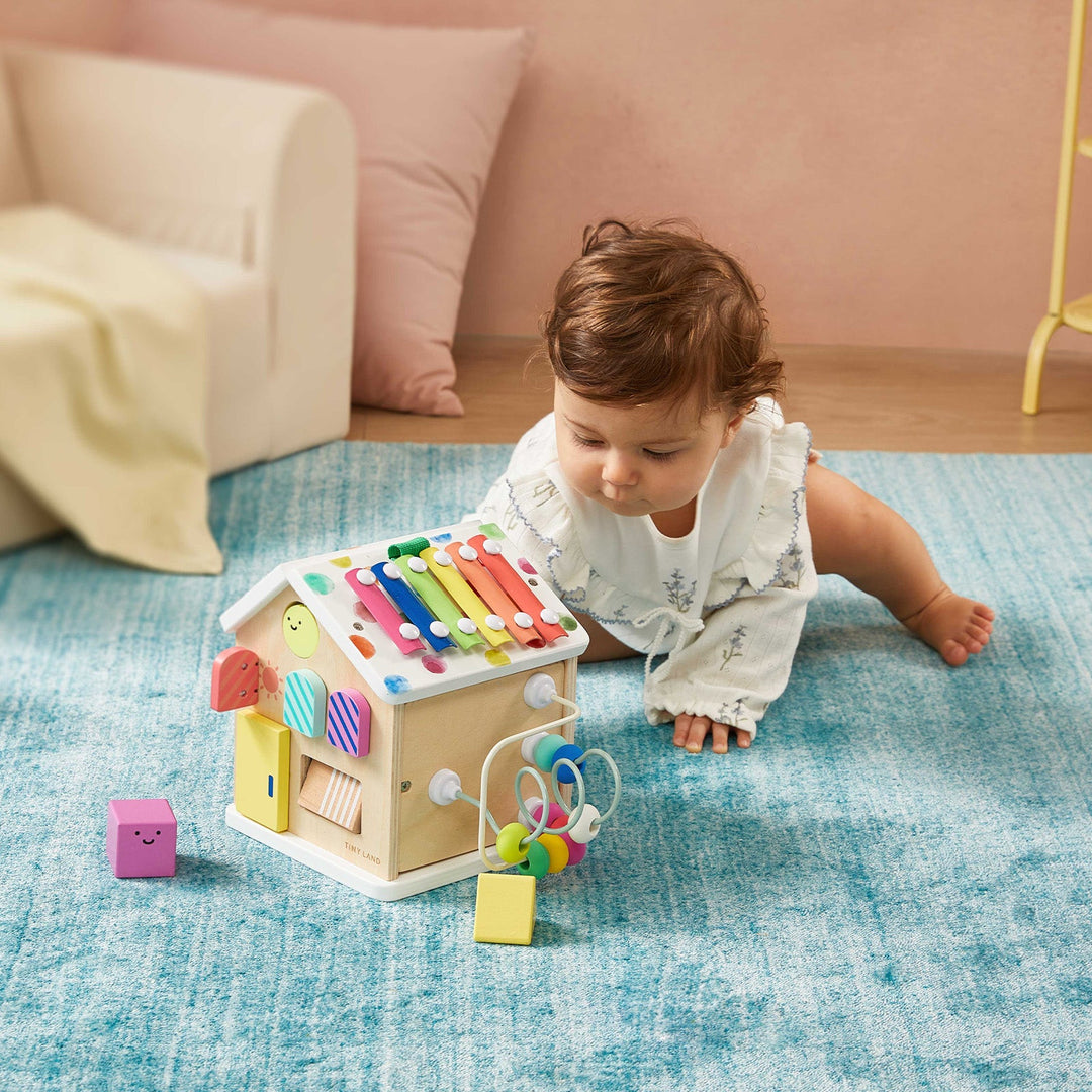 Sale Tiny Land® Cottage Activity Cube - Rainbow