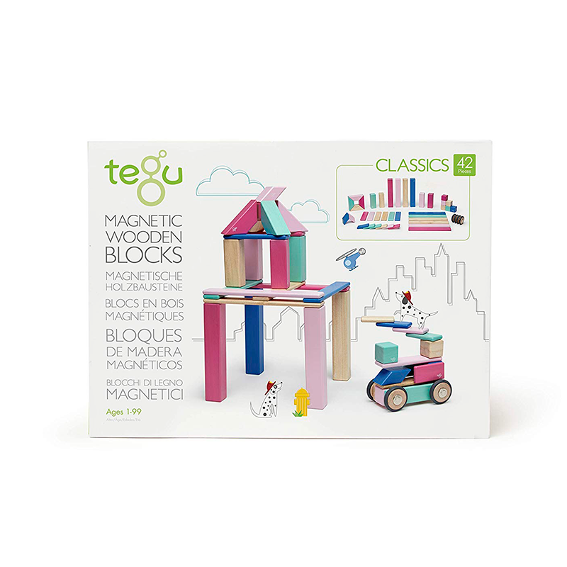 42-Piece Set <br>Magnetic Wooden Blocks <br>Tegu Classics