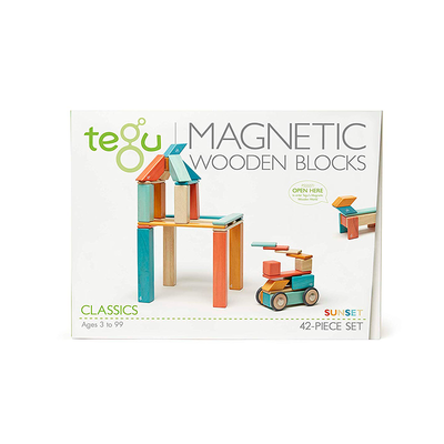 42-Piece Set <br>Magnetic Wooden Blocks <br>Tegu Classics