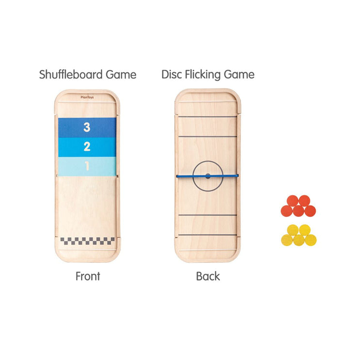 Plan Toys 2-In-1 Shuffleboard Game
