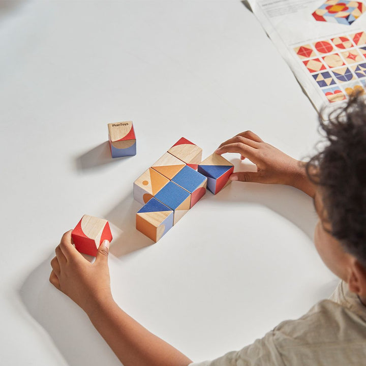 Plan Toys Geo Pattern Cubes